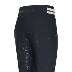Legging de equitação HV Polo Estrella FullGrip feminino Preto Legging de equitação HV Polo Estrella FullGrip feminino Preto