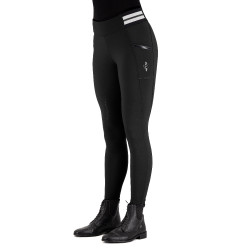 Legging de equitação HV Polo Estrella FullGrip feminino Preto Legging de equitação HV Polo Estrella FullGrip feminino Preto