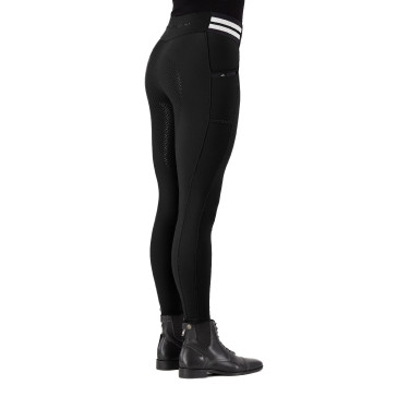 Legging de equitação HV Polo Estrella FullGrip feminino Preto Legging de equitação HV Polo Estrella FullGrip feminino Preto