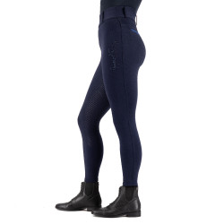 Legging de equitação Imperial Riding Comfi Sparks inverno FullGrip feminino Safira Azul