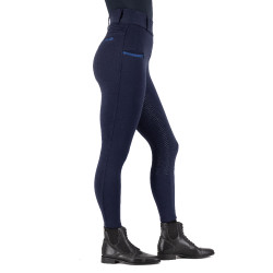 Legging de equitação Imperial Riding Comfi Sparks inverno FullGrip feminino Safira Azul