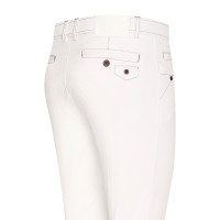 Calça de equitação Easy Rider Phil Full masculina Branco