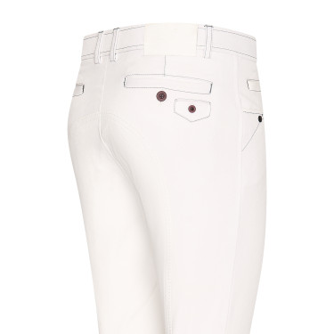 Calça de equitação Easy Rider Phil Full masculina Branco Calça de equitação Easy Rider Phil Full masculina Branco