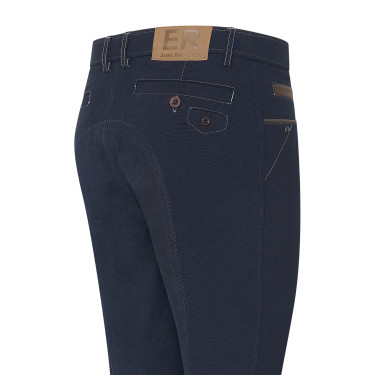 Calça de equitação Easy Rider Phil Full masculina Marinho Azul-marinho