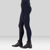 Calça de equitação Euro-Star Arista Connect Full Grip feminina Marinho Azul-marinho