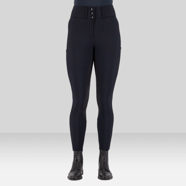 Calça de equitação Euro-Star Aurelia Therma Connect Full Grip feminina