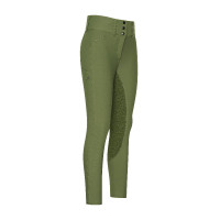 Calça de equitação Euro-Star Aurelia Therma Connect Full Grip feminina Oliva Verde Calça de equitação Euro-Star Aurelia Therma Connect Full Grip feminina Oliva Verde