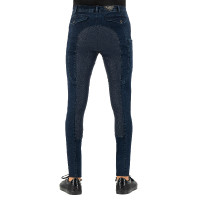 Calça de equitação Euro-Star Camillo Denim FullGrip Marinho Azul-marinho Calça de equitação Euro-Star Camillo Denim FullGrip Marinho Azul-marinho