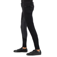 Calça de equitação Euro-Star Camillo Denim FullGrip Preto Calça de equitação Euro-Star Camillo Denim FullGrip Preto