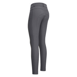 Calça de equitação Euro-Star Empress FullGrip Cinza magnet Cinzento