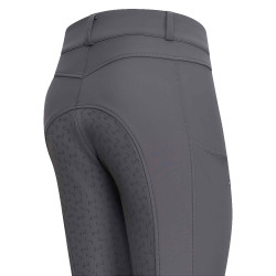 Calça de equitação Euro-Star Empress FullGrip Cinza magnet Cinzento