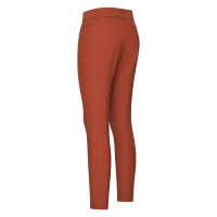 Calça de equitação Euro-Star Empress FullGrip Canela escura Laranja