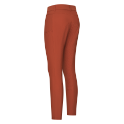 Calça de equitação Euro-Star Empress FullGrip Canela escura Laranja