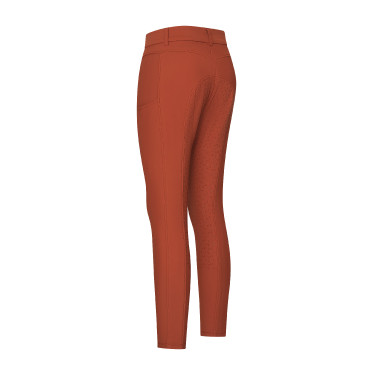 Calça de equitação Euro-Star Empress FullGrip Canela escura Laranja Calça de equitação Euro-Star Empress FullGrip Canela escura Laranja
