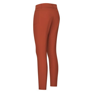 Calça de equitação Euro-Star Empress FullGrip Canela escura Laranja