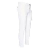 Calça de equitação Euro-Star Gabriel Competition Connect com grip nos joelhos para homem Branco Calça de equitação Euro-Star Gabriel Competition Connect com grip nos joelhos para homem Branco