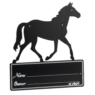 Placa de boxe Silhueta de cavalo