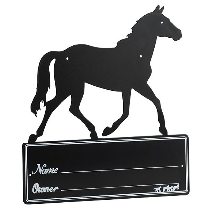 Placa de boxe Silhueta de cavalo