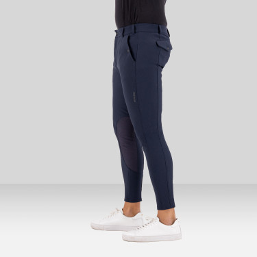 Calça de equitação Euro-Star Gabriel thermaline Connect Grip joelho masculino Calça de equitação Euro-Star Gabriel thermaline Connect Grip joelho masculino