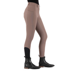 Calça de equitação HV Polo Miranda FullGrip Inverno feminina Ferro Bege