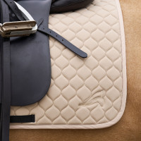 Almofada de sela Euro-Star Coco dressage Branco