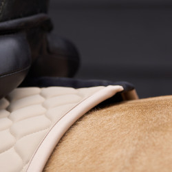Almofada de sela Euro-Star Coco dressage Bege Almofada de sela Euro-Star Coco dressage Bege
