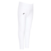 Legging de equitação Euro-Star Dietse Performance FullGrip infantil Branco