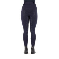Legging de equitação Imperial Riding Tamara FullGrip feminino Mármore Cinzento