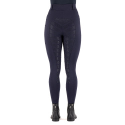 Legging de equitação Imperial Riding Tamara FullGrip feminino Safira Azul