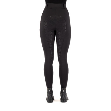 Legging de equitação Imperial Riding Tamara FullGrip feminino Preto