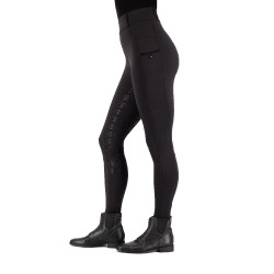 Legging de equitação Imperial Riding Tamara FullGrip feminino Preto