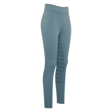 Legging de equitação Imperial Riding Tamara FullGrip feminino Pedra-da-lua Laranja
