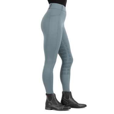 Legging de equitação Imperial Riding Tamara FullGrip feminino Pedra-da-lua Laranja