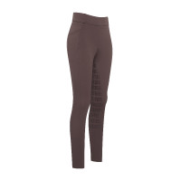Legging de equitação Imperial Riding Tamara FullGrip feminino Mármore Cinzento