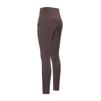Legging de equitação Imperial Riding Tamara FullGrip feminino Mármore Cinzento