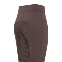 Legging de equitação Imperial Riding Tamara FullGrip feminino Mármore Cinzento