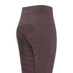 Legging de equitação Imperial Riding Tamara FullGrip feminino Mármore Cinzento