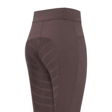 Legging de equitação Imperial Riding Tamara FullGrip feminino Mármore Cinzento