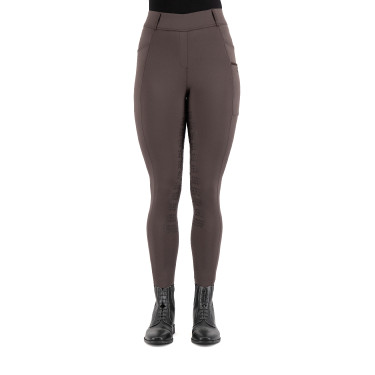 Legging de equitação Imperial Riding Tamara FullGrip feminino Mármore Cinzento