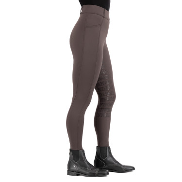 Legging de equitação Imperial Riding Tamara FullGrip feminino Mármore Cinzento