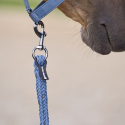 Corda de amarração Imperial Riding Deluxe com mosquetão simples Pedra-da-lua Laranja Corda de amarração Imperial Riding Deluxe com mosquetão simples Pedra-da-lua Laranja