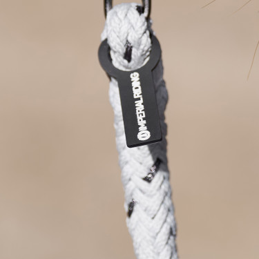 Corda de amarração Imperial Riding Deluxe com mosquetão simples Cristal Azul