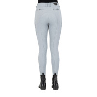 Calça de equitação Euro-Star Arielle Connect FullGrip feminina Caramelo Castanho