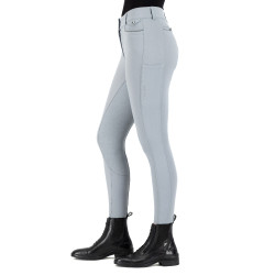Calça de equitação Euro-Star Arielle Connect FullGrip feminina Nuvem Branco Calça de equitação Euro-Star Arielle Connect FullGrip feminina Nuvem Branco