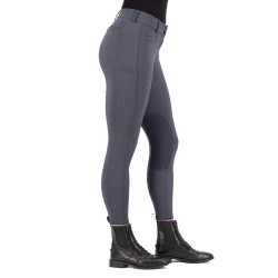 Calça de equitação Euro-Star Arielle Connect com grip nos joelhos feminino Cinza mesclado Cinzento Calça de equitação Euro-Star Arielle Connect com grip nos joelhos feminino Cinza mesclado Cinzento