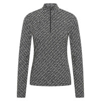 Polo anti-UV HV Polo Manja mulher Preto