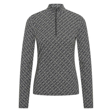 Polo anti-UV HV Polo Manja mulher Preto