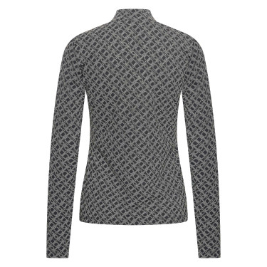 Polo anti-UV HV Polo Manja mulher Preto