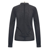 Polo de competição em mesh Imperial Riding Grandprix de manga comprida para mulher Branco