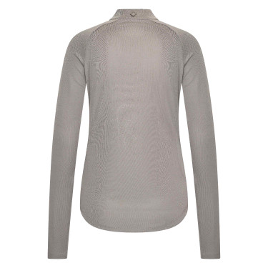 Polo de mangas compridas Imperial Riding Parla feminino Carvão vegetal Cinzento